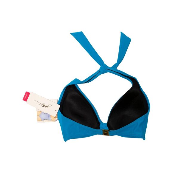 Gottex Women Halter Bikini Top D Cup Turquoise Size 8 - Picture 2 of 2
